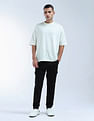 Flying Machine Relaxed Tapered Fit Mid Rise Cargo Trouser