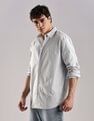Calvin Klein Jeans Vertical Stripes Regular Fit Oxford Woven Shirt