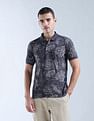Flying Machine Floral Printed Digitopia Polo Shirt