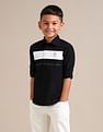 U.S. Polo Assn. Kids Boys Regular Fit Colour Blocked Shirt