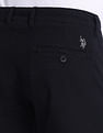 U.S. Polo Assn. Slim Straight Cotton Linen Shorts