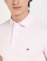 Tommy Hilfiger Solid Slim-Fit Cotton Polo Shirt