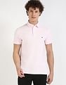 Tommy Hilfiger Solid Slim-Fit Cotton Polo Shirt