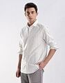Calvin Klein Jeans Vertical Stripes Regular Fit Dobby Woven Shirt