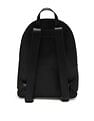 Tommy Hilfiger Printed Black PU Backpacks
