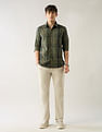 Arrow Sport Tartan Checked Regular Fit Shirt