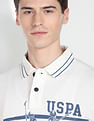 U.S. Polo Assn. Denim Co. Brand Print Pique Polo Shirt