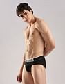 Calvin Klein Underwear Mid Rise Solid Black Briefs