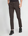Flying Machine Twill Geometric Print Trousers