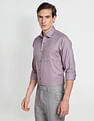 Arrow Outline Check Cotton Formal Shirt