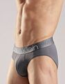Calvin Klein Underwear Mid Rise Solid Grey Briefs