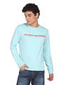Flying Machine Crew Neck Brand Print Sweatshirt