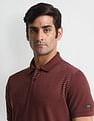 Arrow Sport Diagonal Stripe Pique Polo Shirt