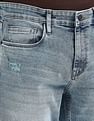 Flying Machine Lightly Distressed Slim Tapered Jeans