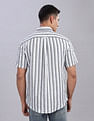 Tommy Hilfiger Striped Regular Fit Plain Woven Shirt
