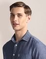 U.S. Polo Assn. Heathered Linen Blend Shirt