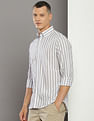 Tommy Hilfiger Silky Bold Vertical Stripe Shirt