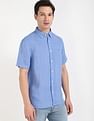 Tommy Hilfiger Solid Regular-Fit Linen Shirt