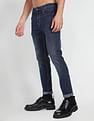 Flying Machine Slash Slim Tapered Stone Wash Jeans