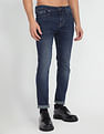 Flying Machine Slash Slim Tapered Stone Wash Jeans