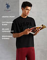 U.S. Polo Assn. Brand Printed Comfort Fit OEE09 Lounge T-Shirt - Pack Of 1