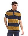 U.S. Polo Assn. Denim Co. Striped Pique Polo Shirt