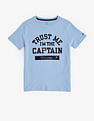 Tommy Hilfiger Kids Boys Printed Regular Fit Cotton T-Shirt