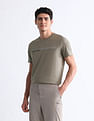 USPA Active Brand Printed Slim Fit T-Shirt