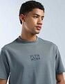 Flying Machine Textured Relaxed Fit Essentials T-Shirt