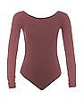 Aeropostale Long Sleeve Stretch Jersey Bodysuit