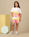 U.S. Polo Assn. Kids Girls Tie-Dyed Top