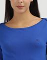 Tommy Hilfiger Boat Neck Solid Sweater
