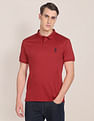 U.S. Polo Assn. Solid Ribbed Collar Pure Cotton Polo Shirt