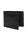 Calvin Klein Solid Leather Trifold Wallet