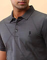 U.S. Polo Assn. Textured Slim Fit Polo Shirt