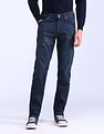 Flying Machine Slash Slim Tapered Fit Jeans