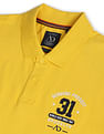AD by Arvind Solid Sporty Polo Shirt