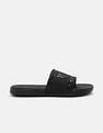 U.S. Polo Assn. Men Brand Embossed Deja Blk Slippers