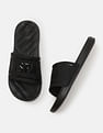 U.S. Polo Assn. Men Brand Embossed Deja Blk Slippers