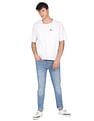 Flying Machine Mid Rise Stone Wash Jeans