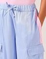 U.S. Polo Assn. Kids Girls Wide Leg Fit Cargo Trousers