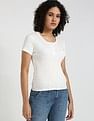 Tommy Hilfiger Texture Slim-Fit Cotton T-Shirt