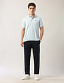 Arrow Sport Vertical Striped Spring Sorbet Polo Shirt