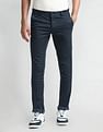 Arrow Sport Slim Fit Geometric Patterned Trousers