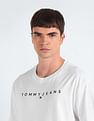 Tommy Hilfiger Regular Fit Linear Logo T-Shirt