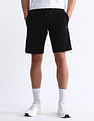 USPA Active Solid Slim Fit Active Shorts
