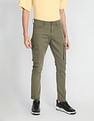 Flying Machine Mid Rise Slim Fit Cargo Jeans
