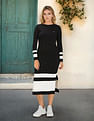 U.S. Polo Assn. Women Round Neck Bodycon Dress