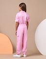 U.S. Polo Assn. Kids Girls Wide Leg Fit Cargo Trousers