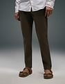 Flying Machine Slash Slim Tapered Fit Satin Trousers